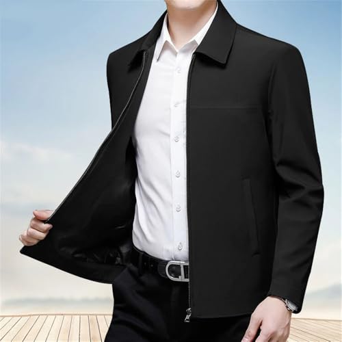 Men's Casual Business Blazer Solid Color Lightweight Office Dress Jacket for Spring and Autumn4