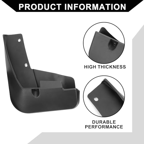 Image of Mud Flap Splash Guard with Mount Accessories for Nissan Murano Sport Utility 2015-2020 / Front & Rear Side Mud Guards /Durable / 1 Set