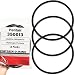 (3 Pack) Pentek, Pentair 350013 Lid O-Ring - Replacement Pool and Spa Pump ORing by Captain O-Ring