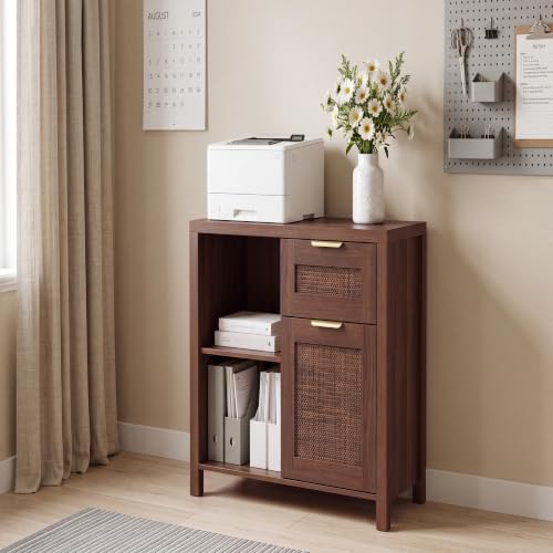 GarveeHome File Cabinet, Office Storage Cabinet, Wooden Filing Cabinet