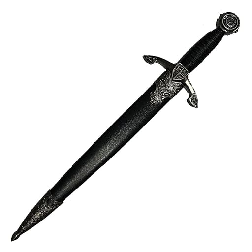 ECOMMUR Daga Medieval ZS7173 | Daga histórica de coleccionista + Vaina. Colección de artículos Antiguos. | Ya disponible en tu tienda friki favorita! En mundofriki.es!