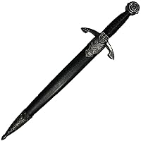 ECOMMUR Daga Medieval | Daga histórica de coleccionista + Vaina.