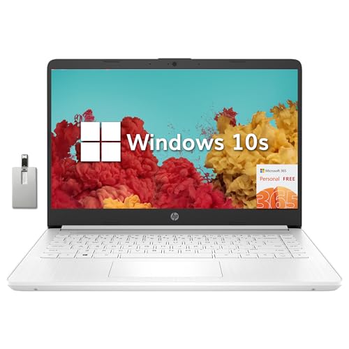 2020 HP Stream 14�C���` HD �m�[�g�p�\�R��, Intel Celeron N4020 �f���A���R�A�v���Z�b�T�[, 4GB DDR4 RAM, 64GB eMMC, Intel HD Graphics, 1�NOffice 365, Web
