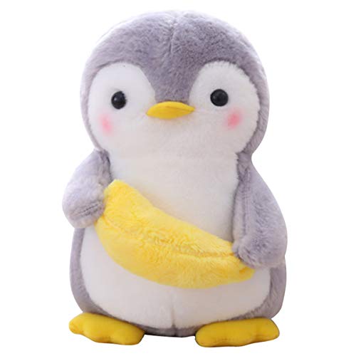 Cuddly Big Soft Toys Penguin Plushie Toys, Plush Penguin Stuffed Animals Toy Cushion Doll Best Birthday Christmas Great Anniversary Fiesta Gift for Party Favors (Banana, 18 " /45cm)