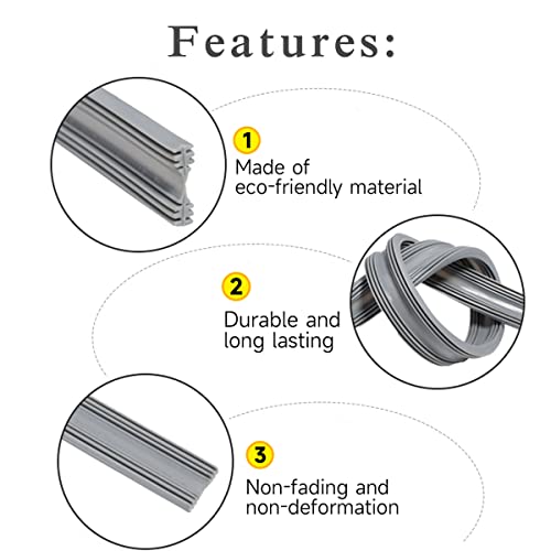 28 Inch Silicone Windshield Wiper Blades Refills, Adjustable Size Of Universal Replacement Wiper Refill (Pack Of 4) #TOP1