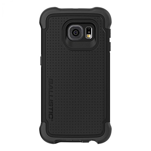 Ballistic, Galaxy S6 Case Edge Plus [Tough Jacket] Six-sided - 6ft Drop Tested Certified Protection [Black] Reinforced Bumper Cell Phone Case for Samsung Galaxy S6 Edge Plus - Black
