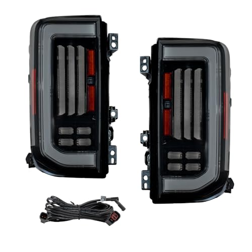 Form Lighting LED Tail Lights compatible with Ford Bronco 2021-2025 (pair), Smoked