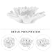 HOMSFOU Home Decor 3d Wall Decor Ceramic Wall Decor 3pcs 3D Handcrafted Hanging Flowers Porcelain Peony Wall Art Farmhouse Floral Sculpture for Bedroom Bathroom Kitchen