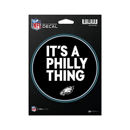 Rico Industries NFL Football Philadelphia Eagles It's A Philly Thing Slogan Medium Die Cut Decal