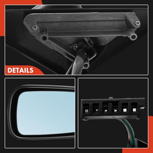 A-Premium Driver Side Power Door Mirror - Compatible with BMW 320i, 323i, 325i, 325xi, 328i, 330i, 330xi - Heated Power Folding Black Outside Rear View Mirror by A-Premium - Used condition - Image 7