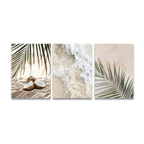 Tableau Déco Nature pour illuminer un salon sombre vagues et plage - 2