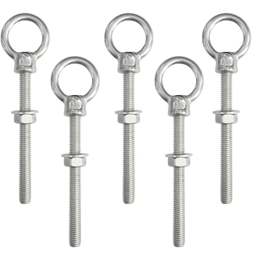 Socpuro AC{g O OAC{g M6*60mm M8*80 ݂艺 ACibg 5{Zbg XeX ݂{g ؍H Œ ⋭ ⏕  DIY ACt{g (M8*80o)