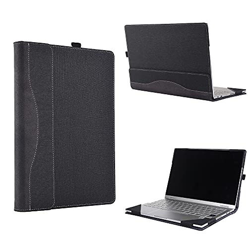 Forubar Sleeve Case For 13.3" Samsung Galaxy Book Flex 13.3 Np930Qcg / Samsung Galaxy Chromebook 13 Xe930Qca - Pu Leather Portfolio Book Cover (For 13.3 Inch Galaxy Flex 930Qcg, Grey) #TOP4