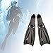 DYNWAVE Snorkeling Fins Swimming Flippers Snorkeling Supplies for Adults Dive Flippers Anti Slip Swim Training Fins Scuba Diving Fins, 42 43