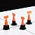 126Pcs/Set Tile Leveler Environmentally Friendly Reusable High Flatness Tiles Leveling System Adjustable Design for Building W-Alls