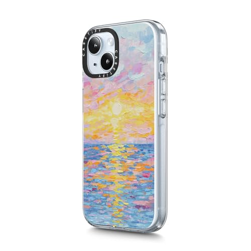 Coque iPhone 15 CASETiFY transparente qui ne jaunit pas pour une clarté durable