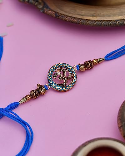 Image of Hyperfoods Rakhi For Brother Rakhi Gift Set For Brother Rakhi Gift Hamper Rakhi With Gift For Brother Small Pet Jars Pack Of 4 Dry Fruits Cashew Walnut Almond Pista Rakhi With Dryfruits