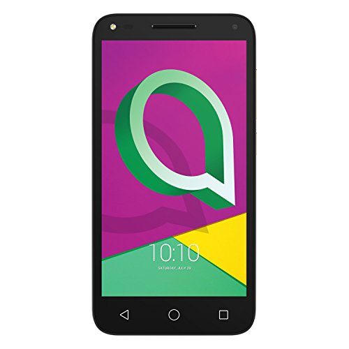 Alcatel U5 3G FP - Smartphone de 5' (Quad-Core 1.3 GHz, 1 GB de RAM, Memoria Interna 16 GB, Android) Color Oro