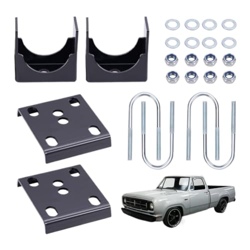 Kit rabaissement essieu 6 pouces avec boulons en U pour Dodge Ram D100 D150 1972-1993