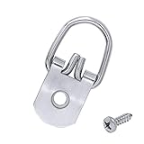 Framer Supply Heavy Duty 1 Hole Steel D-Ring Picture & Mirror Hangers with #6 1/2