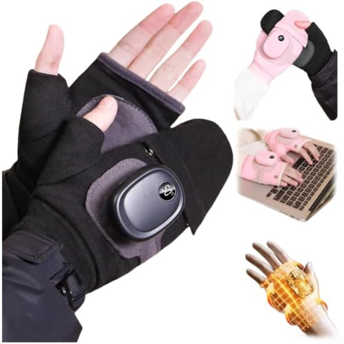 Guantes térmicos de grafeno para olvidarse del frío en invierno con pantalla digital y carga USB