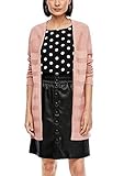 leicht gesteppte Optik Q/S designed by - s.Oliver Damen 510.12.009.17.150.2039484 Strickjacke, Vintage Rose, M