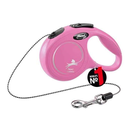 flexi New Classic XS Seil 3 m pink für Hunde bis 8 kg