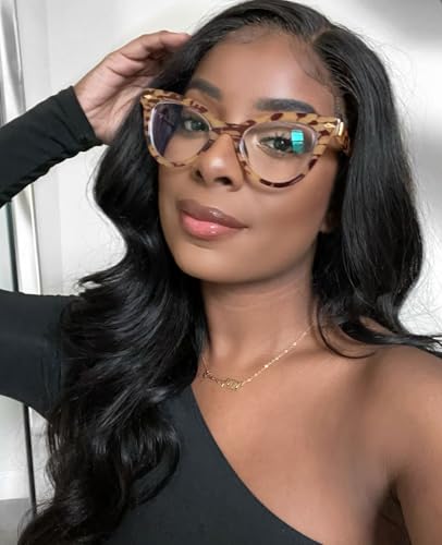 Image of VOOGLAM Cat Eye Blue Light Blocking Glasses for Women Anti UV Eyestrain Eyewear Maite OP02131
