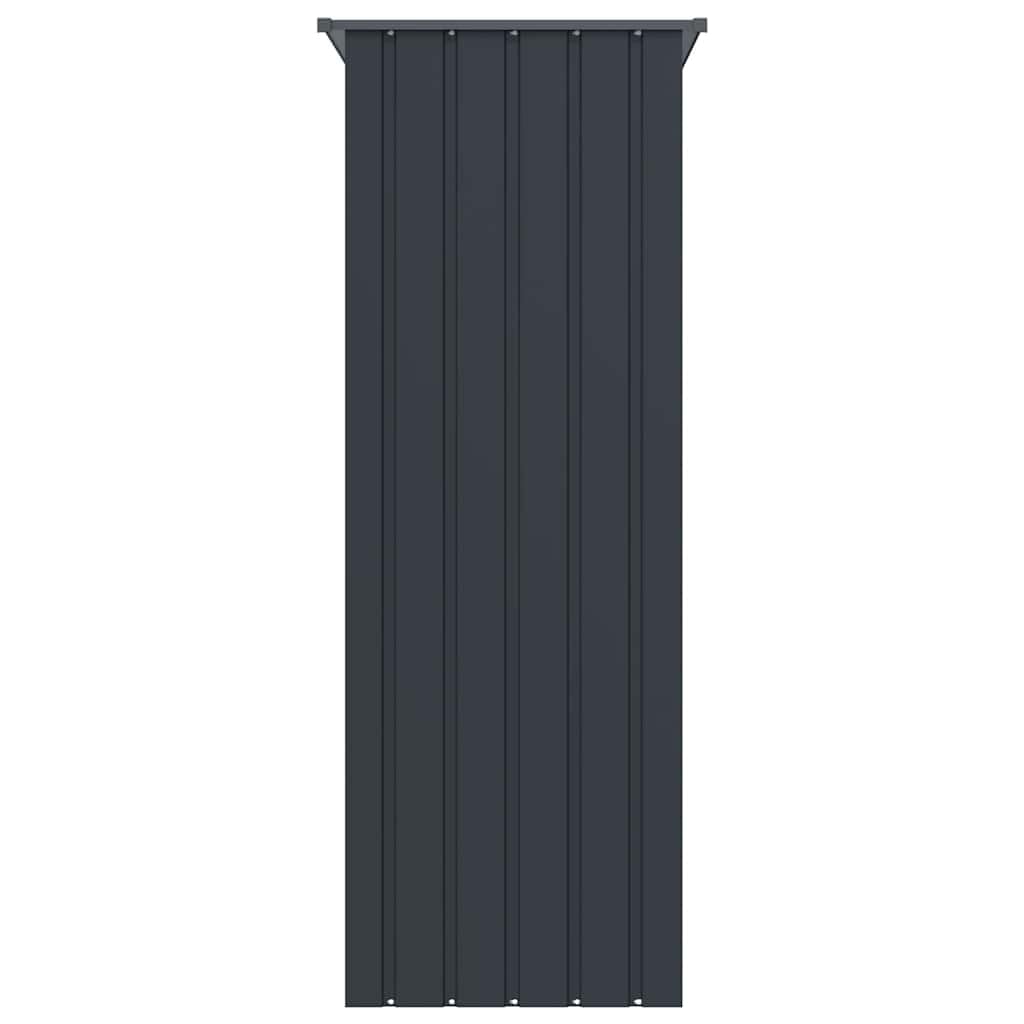vidaXL Jaula de Pájaros, Pajarera con Pestillo, Casa para Loros Pinzones Palomas Periquitos, Jaula de Exterior, Acero Galvanizado Gris Antracita