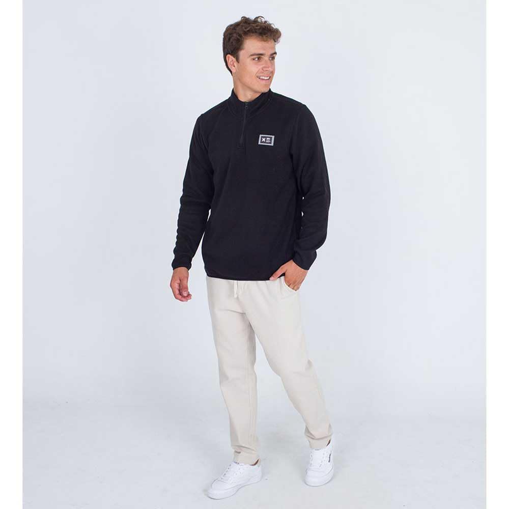 Hurley Mesa Ridgeline Cremallera de 1/4 Camiseta Hombre