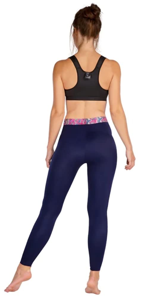 LIPOELASTIC® Mallas de compresión activas para prevenir la hinchazón y la pesadez en las piernas, Azul oscuro, S