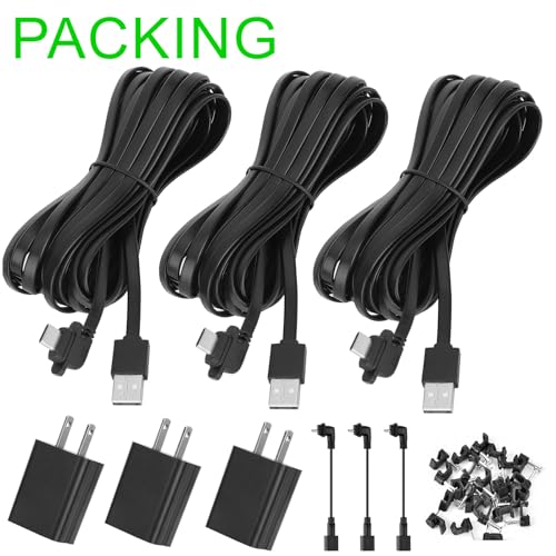 Cables de carga para exteriores impermeables de 9,1 m para cámaras Blink XT y XT2 7