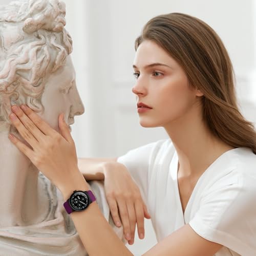 Image of WolliLe Stretchy Nylon Bands Compatible with Google Pixel Watch 4 /3 41mm /Pixel Watch 2 /1 Bands for Women Men, Adjustable Elastic Sport Straps Replacement Wristbands