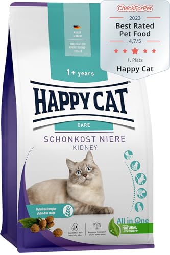 Happy Cat Sensitive Trockenfutter für Katzen mit Geflügel, 1,3 kg