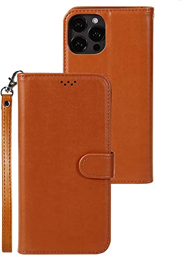 Étui pour iPhone 13 Pro Max portefeuille en cuir pour travailler en liberté