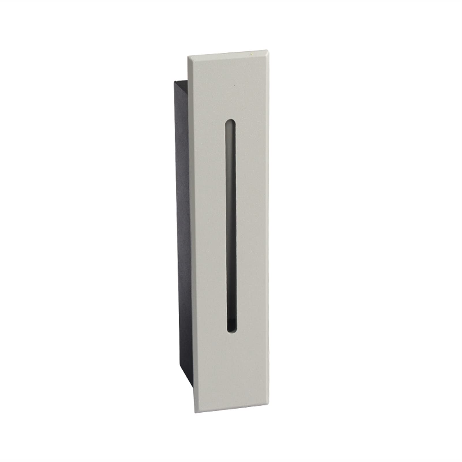 Lampe escalier LED 3W IP65 gris clair encastrable pour balisage intérieur et extérieur