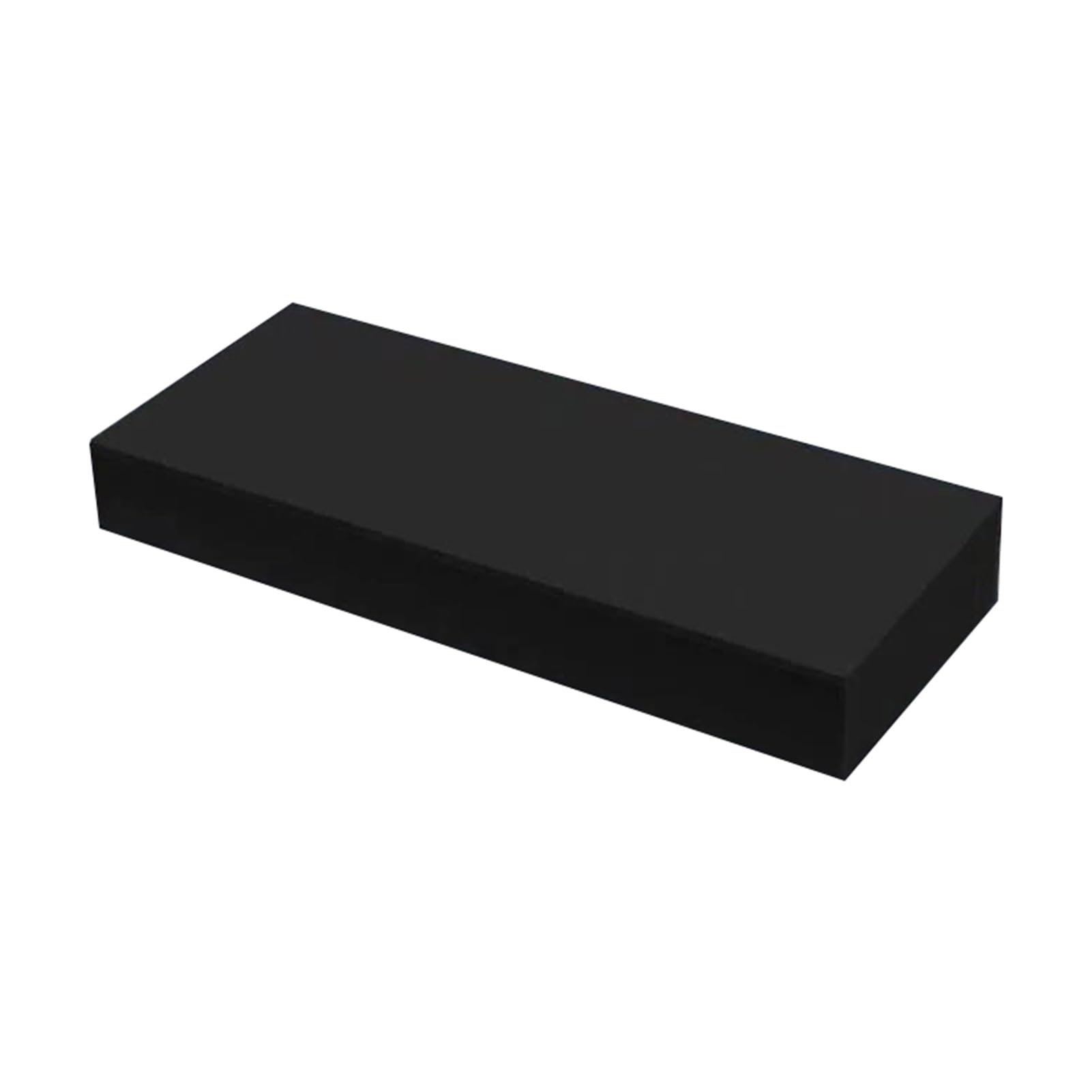 Pedestal de exhibición de maniquí blanco grande - Base cuadrada para tienda de novias, ideal para catering, postres, figuras de joyería y artículos de colección - 150 x 50 x 10 cm (Negro 30 x 30