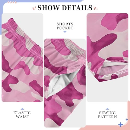 ALAZA Camouflage Cartoon Pajama Lounge Pants Long Sleep Pajama Bottoms with Pockets4