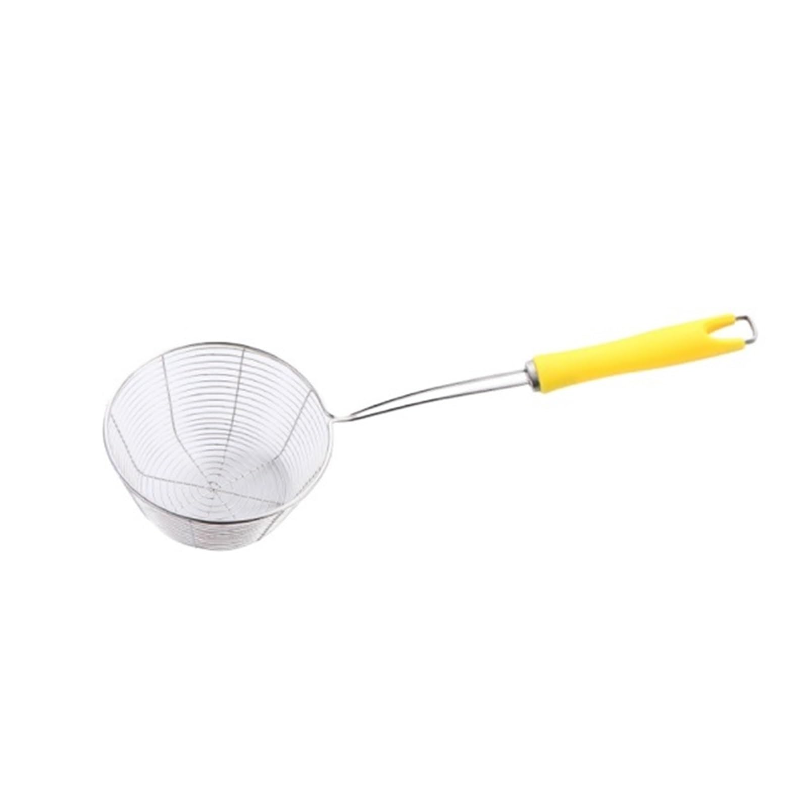 Espumadera, Colador De Cocina Colador De Fideos De Acero Inoxidable Freír Olla Caliente Colador Utensilios De Cocina Cuchara Coladora(Yellow,41cm)