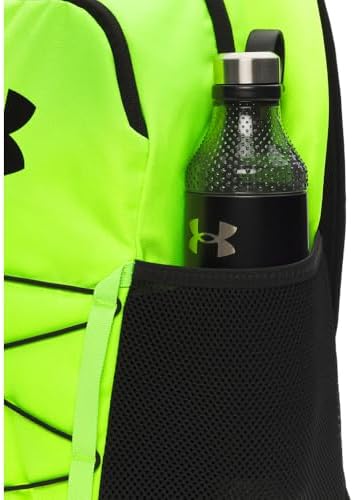 Under Armour Hustle Sport 6.0 Backpack, Hyper Green/Black/Black - 5