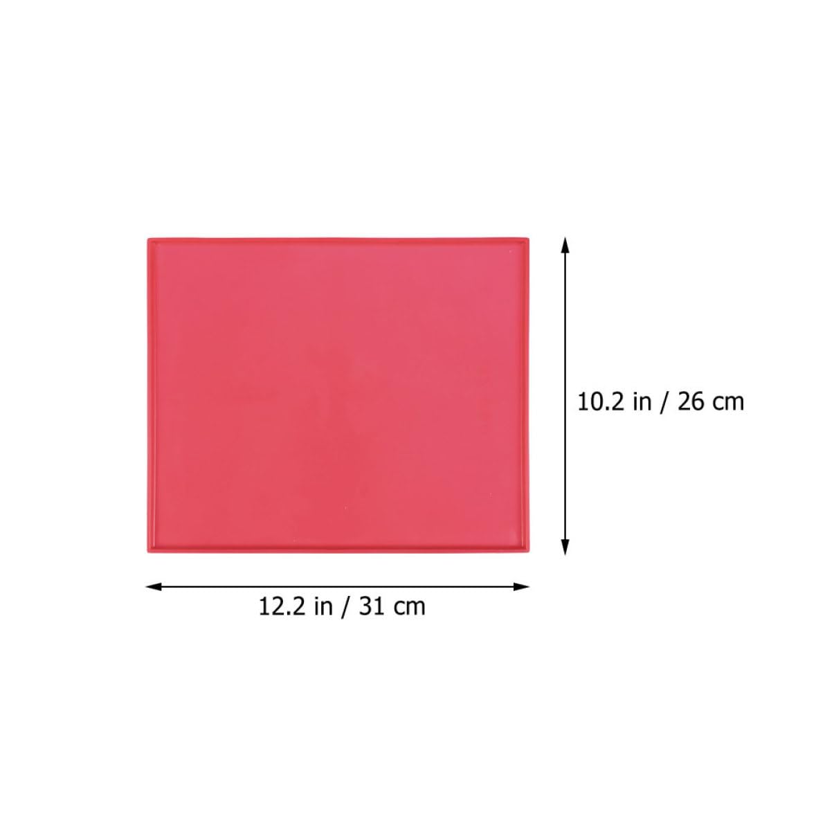 ERINGOGO 2Pcs Pet Feeding Mat Non Skid Dog Cat Food Bowl Pad Durable Pet Dish Mat with Raised Edges Easy to Clean Puppy Feeding Placemat