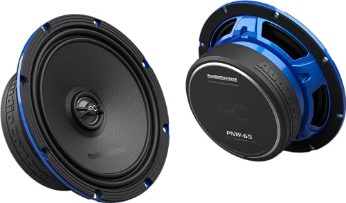 Haut-parleurs coaxiaux AudioControl PNW-65 16,5 cm pour portières de voiture noir et bleu