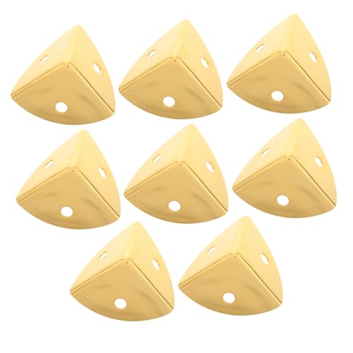 SEWACC Corner Safety Guards 8pcs Metal Corner Protectors Protective Guards for Furniture Decorative Iron Bumpers Quick Install Office Home