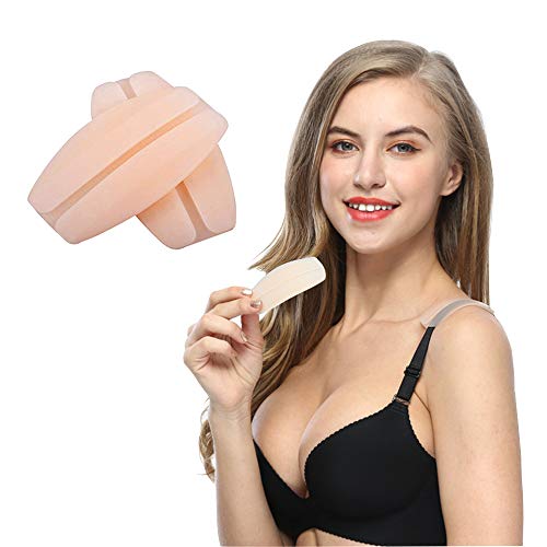 GUOQY 2PCS Soft Silicone Bra Strap Cushions Holder Non-Slip Shoulder Protectors Pads