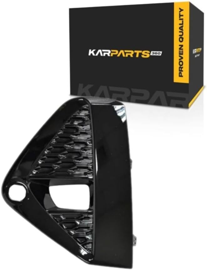 For Nissan Murano 2019 2020 2021 2022 Fog Light Bezel Driver Side | Front | Gloss Black Finish | Made Of ABS Plastic | Replacement For NI1038165 | 191275681299, 622579UF1A