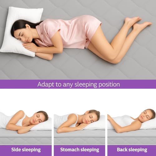 Image of DozelQ Dual Comfort HR Mattress | Reversible Firm & Soft Sides | HR Foam Support | Breathable Construction for Home & Bedroom