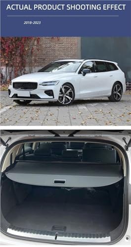 Protector impermeable de privacidad para Volvo V60 que oculta la carga del maletero 6