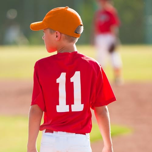 Image of Shyyween Kids Baseball Caps Youth Adjustable Plain Baseball Hats Cotton Blank Hats Bulk for Girls Boys Sport Team