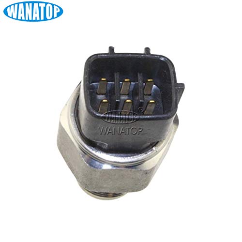 WANATOP 6 Pins Fuel Rail High Pressure Sensor, close-up of connector pins