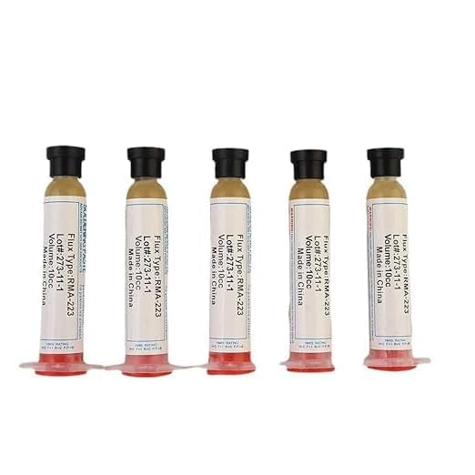 RMA-223 Solder Flux Paste 10CC Syringe Tube for PCB, BGA, PGA & SMD Rework | No-Clean Soldering Flux for Mobile Repair, Electronics & Circuit Board Soldering (Pack of 5)-image-32